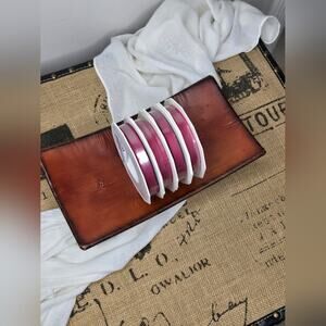 NWT 4 Spools of #996 Williamsburg Rose Grosgrain Ribbon 3/8"x20yd each